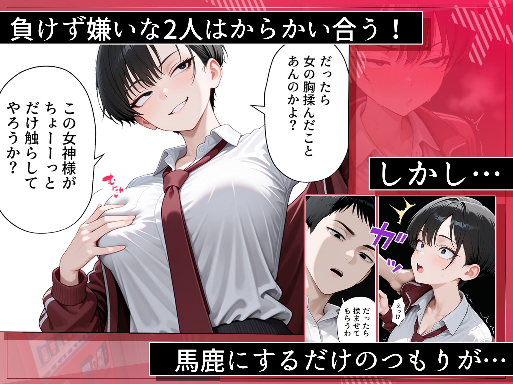 メス堕ちボーイッシュ〜負けず嫌いな幼馴染に女の快楽を教えてあげた〜【だぶるクリっく】_01