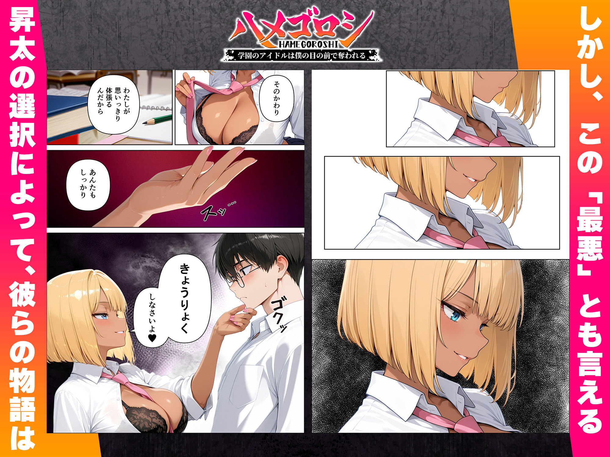 【本編345P！フルカラー】ハメゴロシ〜学園のアイドルは僕の目の前で奪われる〜_7